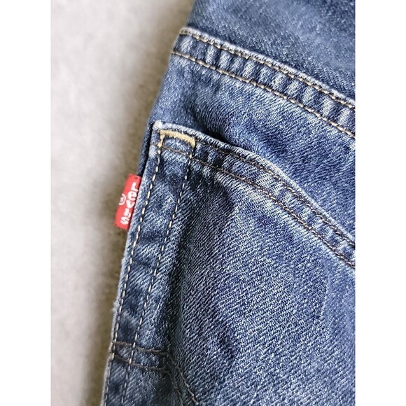 Levis 527 Jeans Mens 40 39x32 Boot Mid Rise Cotton Dark Blue Western Cowboy - Picture 13 of 15